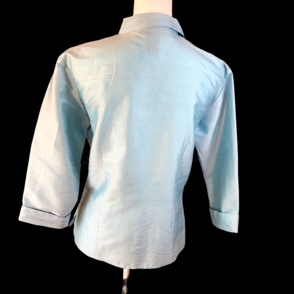 Anne Carson 100% Silk blouse - Picture 2 of 7